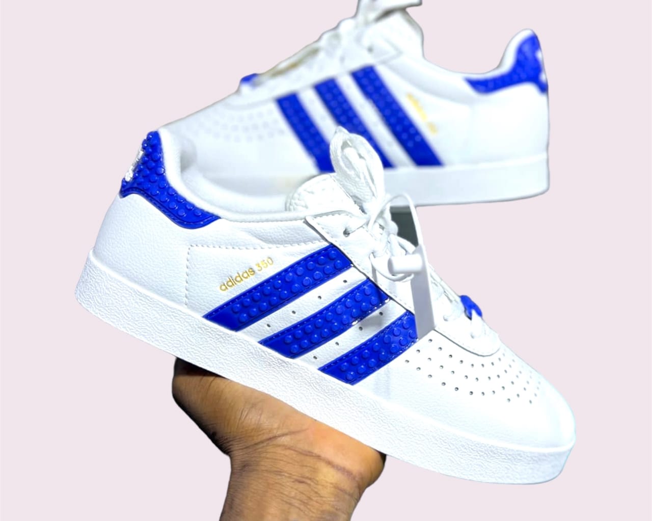  ADIDAS GAZELLE blanc bleu 