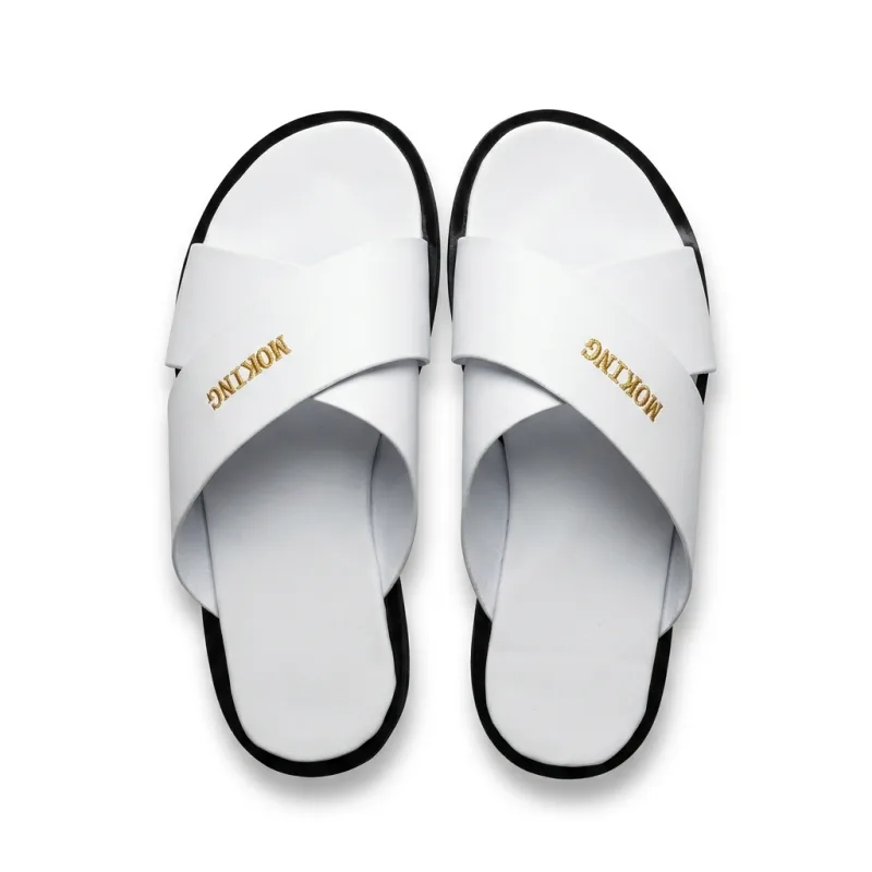 SANDALES HOMME BLANCHES MOKING – CONFORT & STYLE ÉTÉ