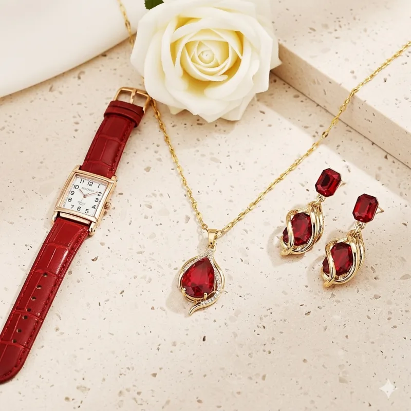 FLAMME DE PALERME – ENSEMBLE BIJOUX LUXE