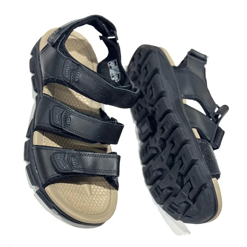 Kito FLYFAST Sandale Élégant Homme Noir 3 cordes