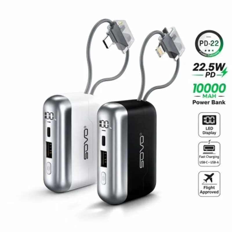 POWER BANK SOVO PD-22 - 10000mAh 22.5W