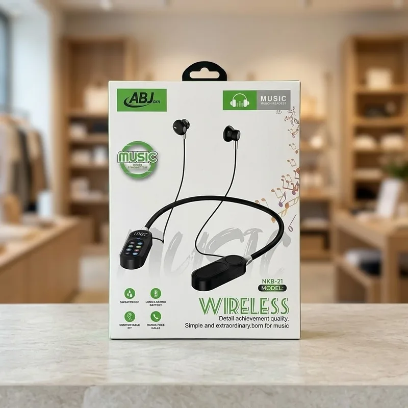 ÉCOUTEUR BLUETOOTH TOUR DE COU ABJ NKB-21