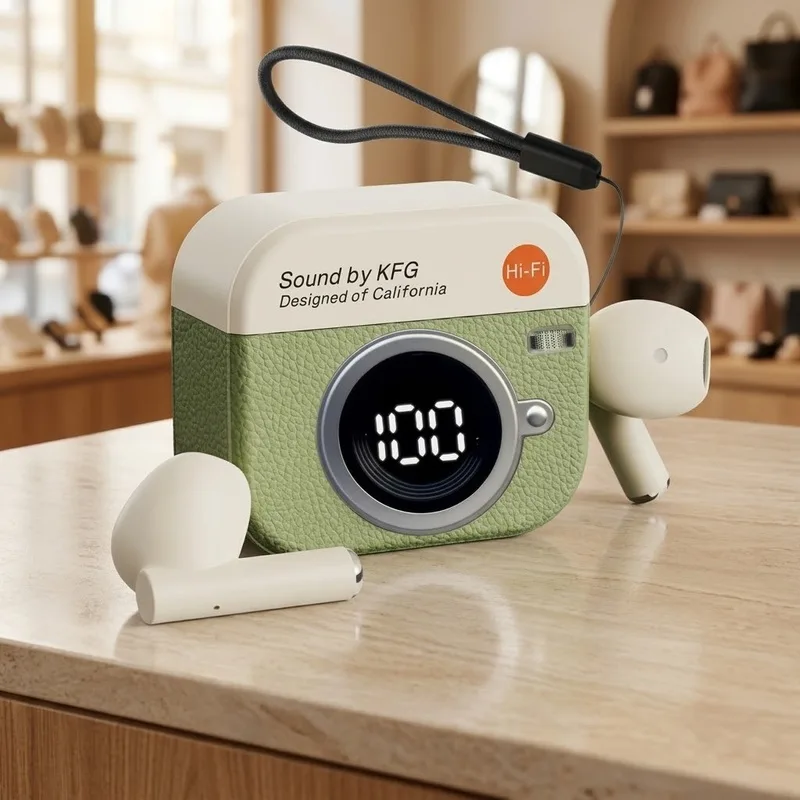 ÉCOUTEUR BLUETOOTH KFG DESIGN CAMÉRA