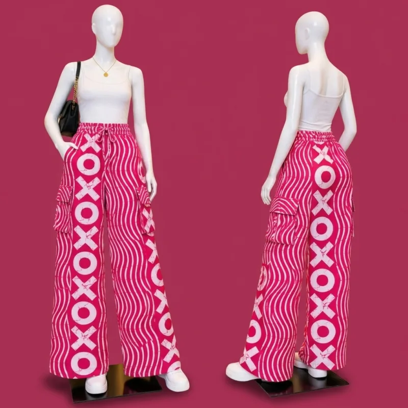 PANTALON FEMME LARGE  – STYLE MODERNE