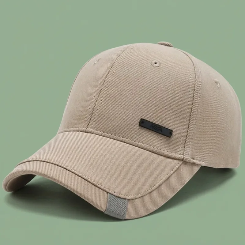 CASQUETTE DE BASEBALL AVEC VISIÈRE DOUBLE COUCHE EN COTON