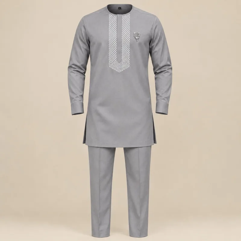 ENSEMBLE TUNIQUE TRADITIONNELLE HOMME