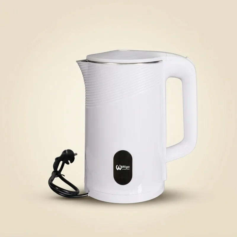 BOUILLOIRE ÉLECTRIQUE WIGO BLANC PUR - CHAUFFE RAPIDE ET AUTO-STOP ÉDITION PREMIUM