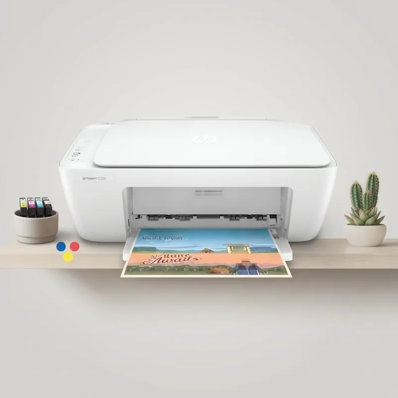 IMPRIMANTE HP DESKJET 2320 TOUT-EN-UN - IMPRIMER COPIER SCANNER ÉDITION MAISON COMPACTE