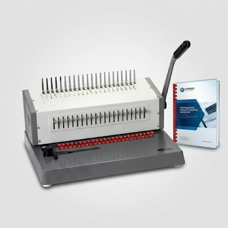 MACHINE À RELIER PRO HEAVY DUTY 21 TROUS - RELIEUSE MÉTALLIQUE ÉDITION ATELIER ROBUSTE