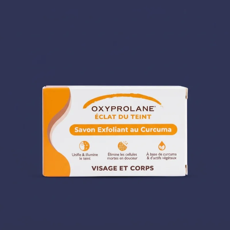 SAVON OXYPROLANE ÉCLAT DU TEINT SAVON EXFOLIANT AU CURCUMA